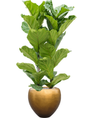 Pot metallic couple d'or