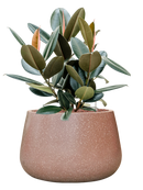 Pot terrazzo darcy marron