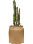 Pot raindrop cylinder marron