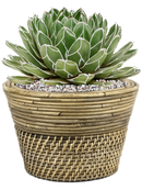 Pot paniers  couple grise