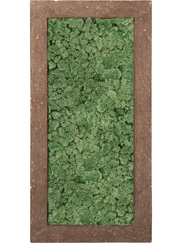 Tableau Polystone Rock 100% Lichen (Vert mousse)