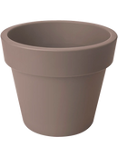 Bambou collé dans pot plastique recyclé